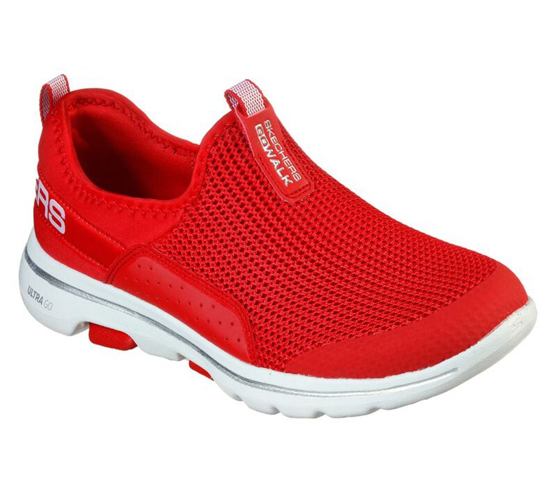 Skechers Dam Röda Slip On - Gowalk 5 - Sovereign - Sverige (ZBFXC-8256)